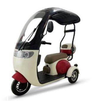 A34 Electric Cargo Tricycle — single 650W trim (cabin tricycle)