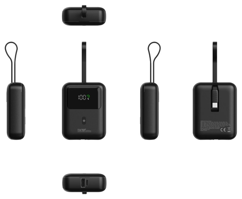 Built-in Cable Fast-Charge Power Bank - 10000mAh 30W (DG-H9)