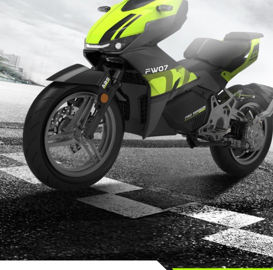 FELO FW07 High-Performance Electric Motorcycle — 125km/h, 12kW